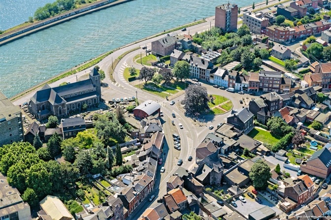 Vue aérienne Place Licourt 