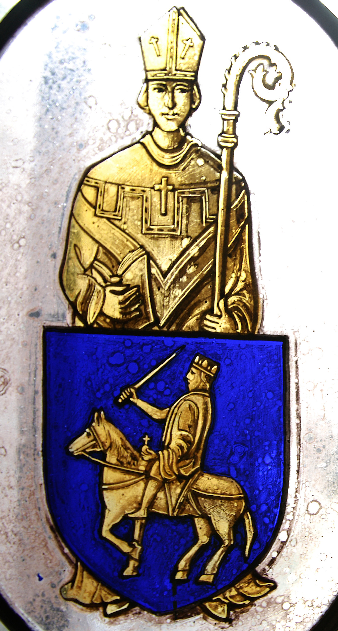 15. Blason de Herstal. Saint Lambert et Charlemagne copyright MCH